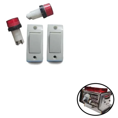 Set of 2 Indicators and 2 Switches for 26 inch SS Electric Indian Coffee Machine