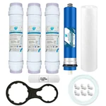 Shapure Complete Ro Service Kit with 80 GPD Membrane & Filter kit Set for Water Purifiers(Works up to 1500 TDS)