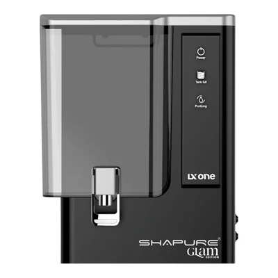 Shapure Glam LX ONE Copper RO Water Purifier (Charcoal Black) Advanced 7 Stage Water Filtration and 10 L Capacity