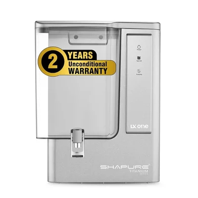 Shapure Premium Titanium LX One (Sapphire Silver ) RO Water Purifier With 10L Storage and 2 Year Warranty
