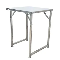 Vinayak Machines 22x28 inch Stainless Steel Folding Table for Multipurpose Uses