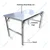 Vinayak Machines 46x27x28 inch Rectangle Folding Table, SS Body (Glossy, Pre-Assembled) for Multipurpose Uses