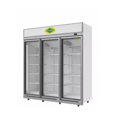 WESTERN 1454L Triple Door Visi Cooler, SMR 18 GL for Retail Store and Pastry Shop with 1 Year Warranty