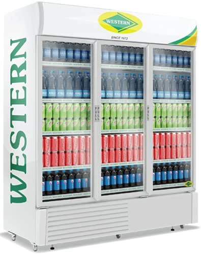 WESTERN SRC 1800 Triple Door Visi Cooler, 1882 Ltr Capacity